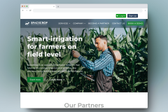 Website Redesign for a Space SaaS Startup